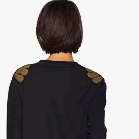 Kenneth Cole Embellished Sweatshirt NWOT - Picture 2 of 6